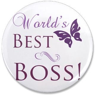 Adorable Gifts  Adorable Buttons  Worlds Best Boss 3.5 Button