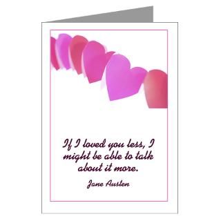 Jane Austen Valentines Day Cards(Pk of 10)  Valentines Day Cards