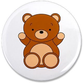Animal Gifts > Animal Buttons > Cute Cartoon Bear 3.5 Button