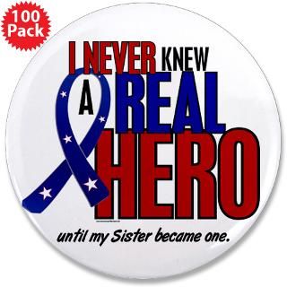 Air Force Gifts > Air Force Buttons > Never Knew A Hero 2 Military