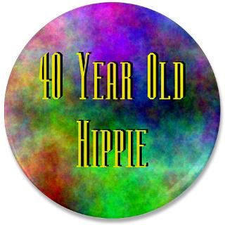 40 Year Old Hippie : 40th Birthday T Shirts & Party Gift Ideas