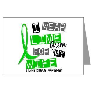 Wear Lime 37 Lyme Disease Greeting Cards (Pk of