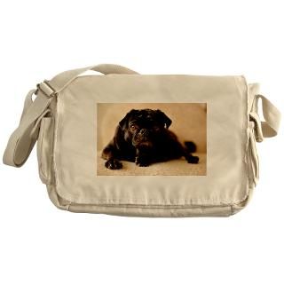 Resting pug dog   Messenger Bag for $37.50