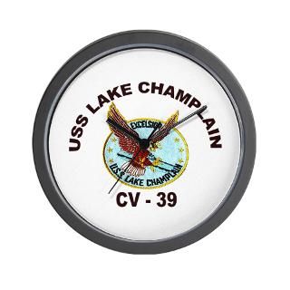 USS Lake Champlain CV 39 Wall Clock for $18.00