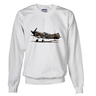 Air Combat Sweatshirts & Hoodies  Curtis P 40 Warhawk Sweatshirt