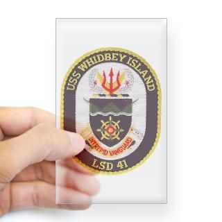 USS Whidbey Island LSD 41 Rectangle Decal for $4.25