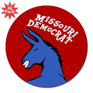 Missouri Democrat Lapel Stickers (48 pack)