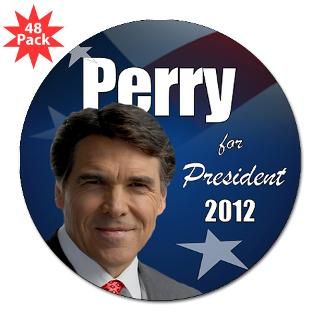 Rick Perry 2012 3 Lapel Sticker (48 pk) for