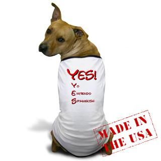 Animals Gifts  Animals Pet Apparel  SPANGLISH Dog T Shirt
