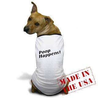 Adult Humor Gifts  Adult Humor Pet Stuff  Poop Happens Dog T