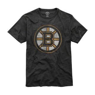 Boston Bruins Charcoal 47 Brand Scrum Tee