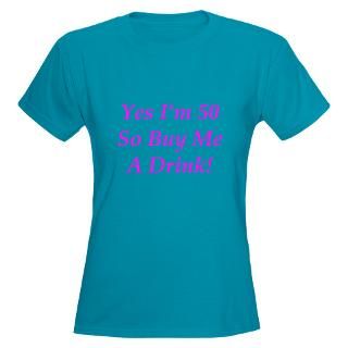 50 So Buy Me A Drink! : 50th Birthday T Shirts & Party Gift Ideas