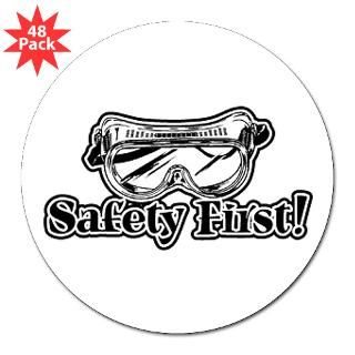 Stickers > Safety First 3 Lapel Sticker (48 pk
