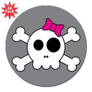Cute Skully 3 Lapel Sticker (48 pk) for $30.00