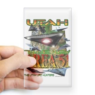 Utah The New Area 51 Rectangle Decal for $4.25