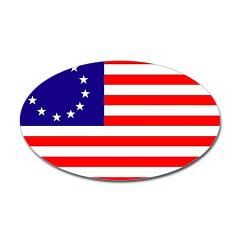 Betsy Ross Flag Rectangle Sticker by betsyross