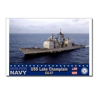 USS Lake Champlain CG 57 Postcards (Package of 8) for $9.50