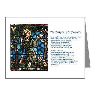St Francis of Assisi  RALLEY stained glass designs on gifts and t