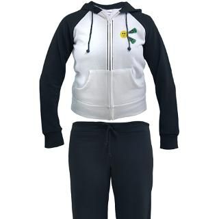 Smiley Face Cheering Cheerleader Womens Tracksuit
