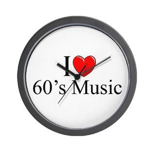 Love (Heart) 60s Music Wall Clock for $18.00