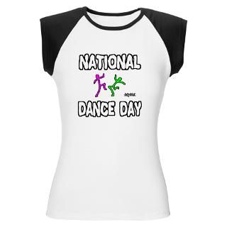 National Dance Day Womens Cap Sleeve T Shirt