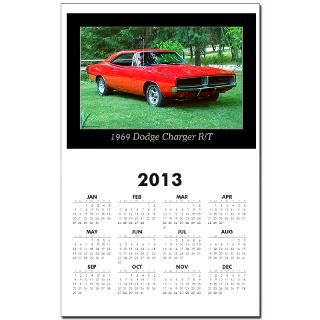 Auto Gifts  Auto Home Office  69 Red Charger Photo Calendar Print