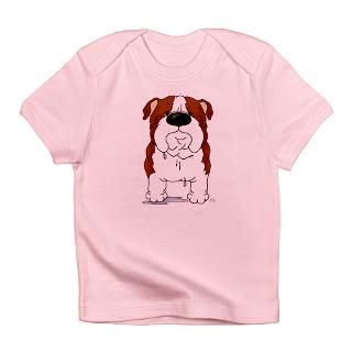 Bull Dog Gifts  Bull Dog T shirts  Big Nose Bulldog Infant T