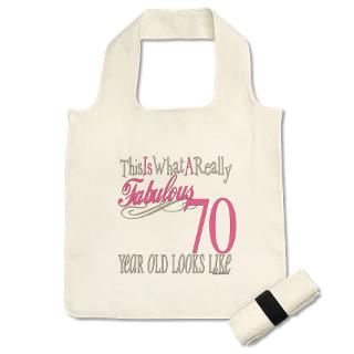 70 Gifts  70 Bags  70th Birthday Gifts Reusable Shopping Bag