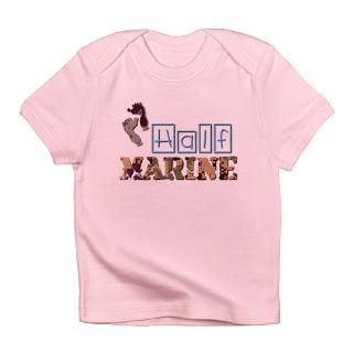 Baby Boy Gifts > Baby Boy T shirts > Half Marine Infant T Shirt