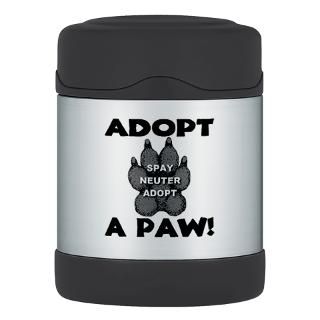 Adopt A Paw Spay Neuter Ad Thermos Food Jar