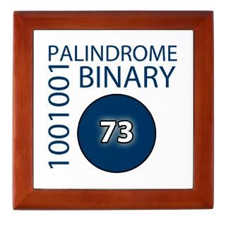 Binary Palindrome 1001001 Decimal 73 Keepsake Box
