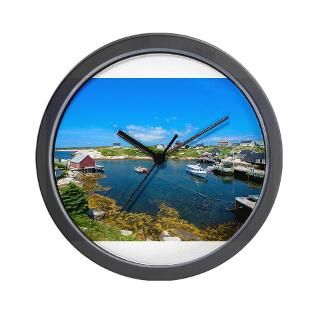 Peggys Cove Nova Scotia Photos Wall Clock