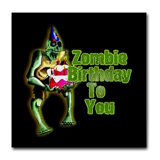 Zombie Birthday  Halloween Gifts and T Shirts   Skulls   Zombies