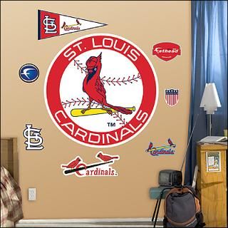 st louis cardinals classic logo fathead wall graphic $ 89 99