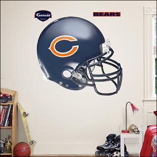 chicago bears helmet fathead wall graphic $ 89 99