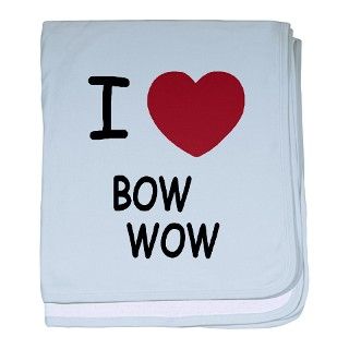 Beware Gifts > Beware Baby Blankets > I heart bow wow baby blanket