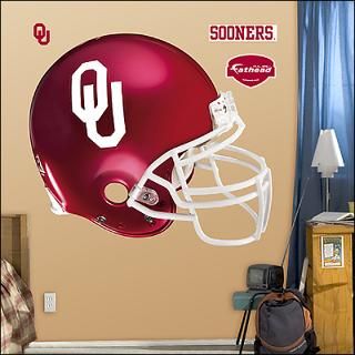 oklahoma sooners helmet fathead wall graphic $ 89 99