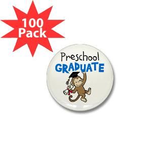 preschool graduate monkey blue mini button 10 $ 89 99