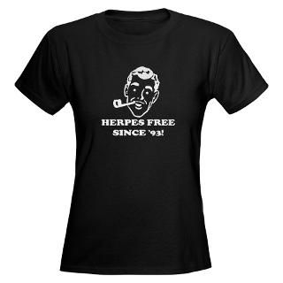 Herpes Free Since 93 Retro T Shirts & Gifts : Pop Culture & Retro T