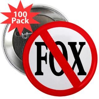 Anti Fox Button (100 pack)  Progressive Buttons and Magnets