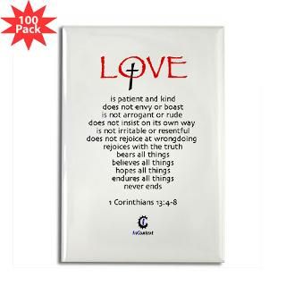 Kitchen and Entertaining  Love Is   Rectangle Magnet (100 Pack