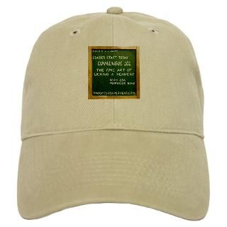 Gifts  Back To School Hats & Caps  Cunnilingus 101 Baseball Cap