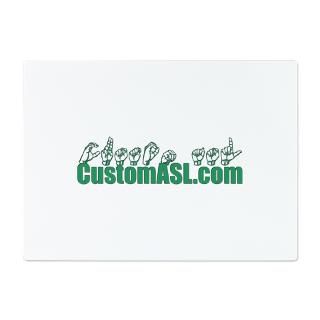 Custom ASLs Complete SAMPLE Page  Personalized Sign Language Gifts