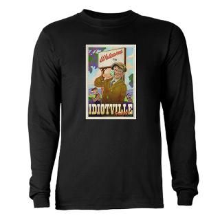 Idiotville, Oregon Long Sleeve Dark T Shirt