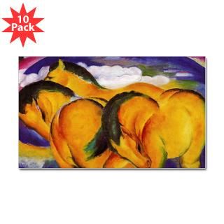 Small Yellow Horses by Franz Marc  Maiden Voyage Creations