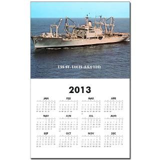 116 Gifts  116 Home Office  USS ST. LOUIS Calendar Print
