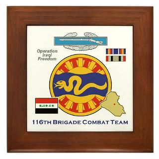 OIF Operation Iraqi Freedom / CIB framed tiles : A2Z Graphics Works