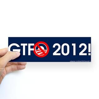 High Quality High Resolution Anti Obama bumper stickers & other gear