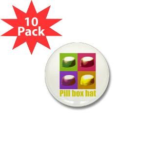 Pill box hat 2.25 Magnet (10 pack)