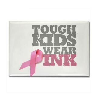 Tough Kids Wear Pink  Breast Cancer Awareness Tshirts & Gifts